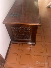 Cassapanca legno di noce