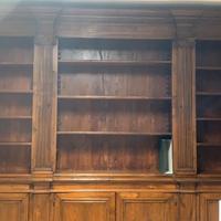 LIBRERIA STUDIO CLASSICA IN LEGNO MASSELLO