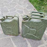 taniche in metallo per carburante