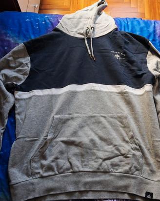 Felpa Newport Bay blue griglio bianco mis. XXL Us.