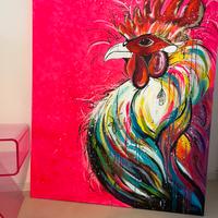 Quadro Pop Art “Gallo Leader”  100x120