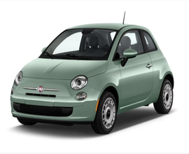 Fiat 500 verde