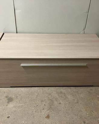 Mobili bassi soggiorno rovere sbiancato