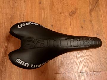 Sella bici corsa San Marco Ponza nera nuova