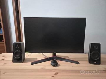 Schermo LG Ultragear 27" + Casse e subwoofer Trust