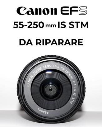 Canon 55-250mm IS STM - Da Riparare - Per Ricambi