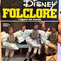 Enciclopedia Disney Folclore 1981 libro vintage