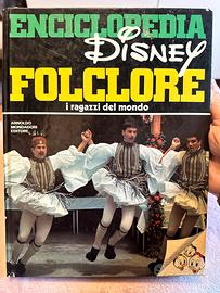 Enciclopedia Disney Folclore 1981 libro vintage