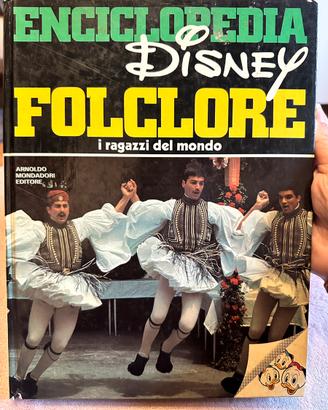 Enciclopedia Disney Folclore 1981 libro vintage