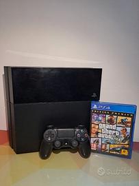 PS4 Fat 500GB + Controller + GTA V Premium
