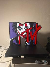 Lampada LED MTV Joker stampata in 3D