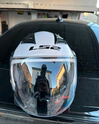 Casco moto e scooter  XXL bianco
