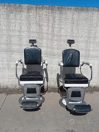 Coppia di sedie da barbiere anni '60