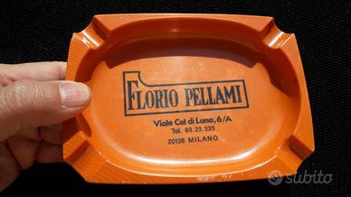 vecchio Posacenere pubblicitario in plastica