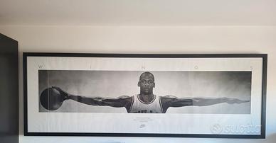 Poster "Jordan Wings" con cornice su misura
