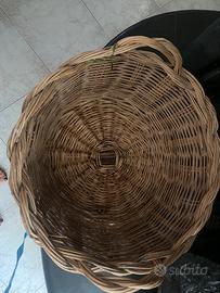 Cesta grande di vimini