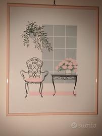 Stampa sedia e tavolo