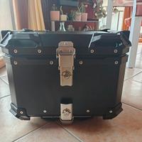 Top Box moto 45L alluminio nero nuovo