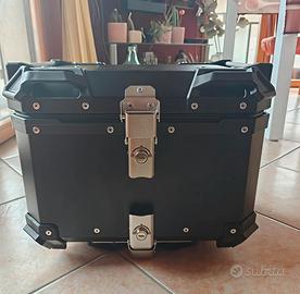 Top Box moto 45L alluminio nero nuovo