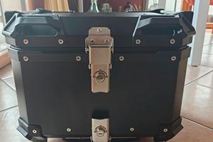 Top Box moto 45L alluminio nero nuovo