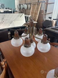 Lampadario a sospensione vintage