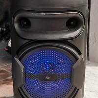 cassa audio rgb Bluetooth per karaoke