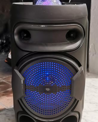 cassa audio rgb Bluetooth per karaoke