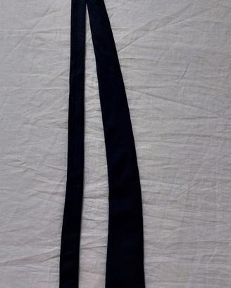 Cravatta in lana e seta Zara blu
