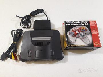 Console n64 nintendo 64 + n.10 giochi game + pad