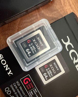 Schede di memoria XQD da 64 Gb - serie G Sony