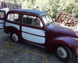 FIAT 500C BELVEDERE METALLICA Anno 1954