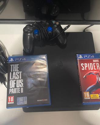 PlayStation 4 + giochi , 1 pad e cuffie
