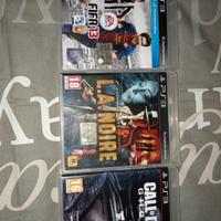 Lotto PS3 Fifa 13 LA NOIRE Call of Duty ghost