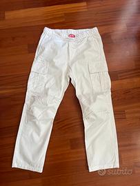 pantaloni bianchi diesel