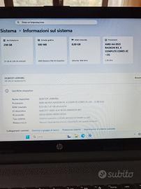 Notebook portatile HP 