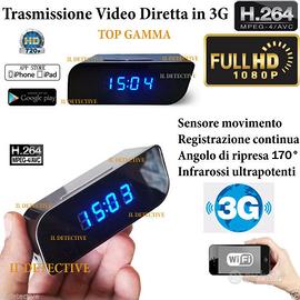 Sveglia orologio telecamera spia camera spia wifi - Audio/Video In vendita  a Cosenza