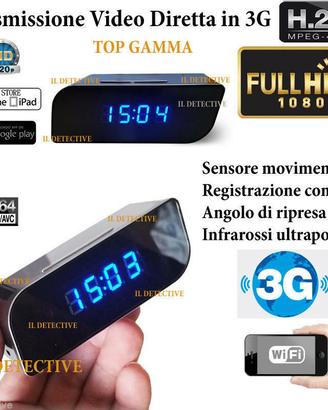 Sveglia orologio telecamera spia camera spia wifi