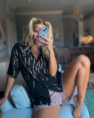 Camicia Messori nera con fantasia 