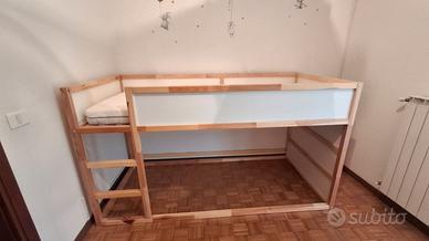 Letto reversibile, bianco/pino 90x200 cm Ikea