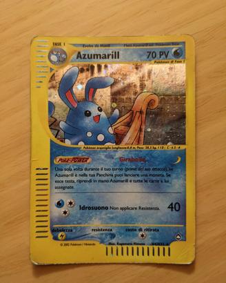 Aquapolis Wizards Azumarill Holo - rare oleografic