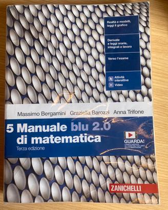 Manuale blu 2.0 di matematica Vol.5 (Zanichelli)