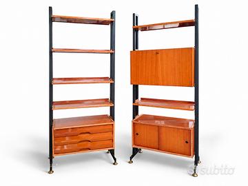 Coppia Librerie Stile Svedese