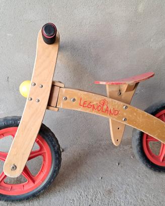 bicicletta senza pedali bambino balance legno