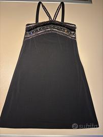 Vestito mini abito nero Guess taglia 42