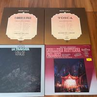 Lotto 4 cofanetti opere in 10 LP Vinili e testi 🇮🇹
