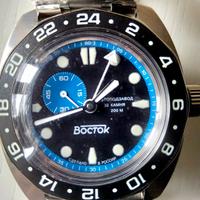 Vostok Amfibia GMT 17034B 17035B automatico