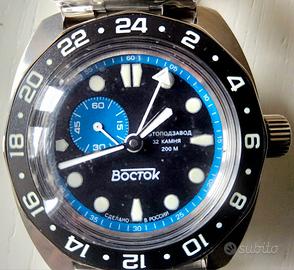 Vostok Amfibia GMT 17034B 17035B automatico