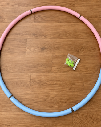 Hula Hoop Fitness smontabile 6 sezioni 600 g