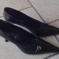 Scarpe donna nere, n. 40, pelle