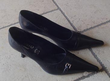 Scarpe donna nere, n. 40, pelle